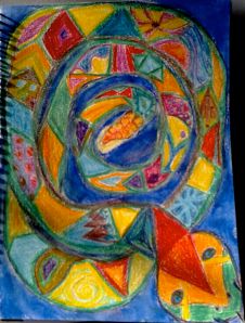 snake spiral notebook